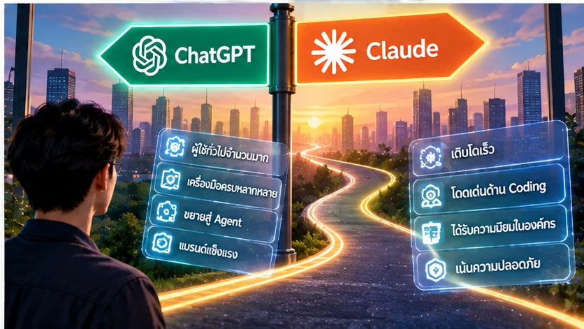 ผู้ใช้เลือก ChatGPT หรือ Claude ให้เหมาะกับประเภทงาน