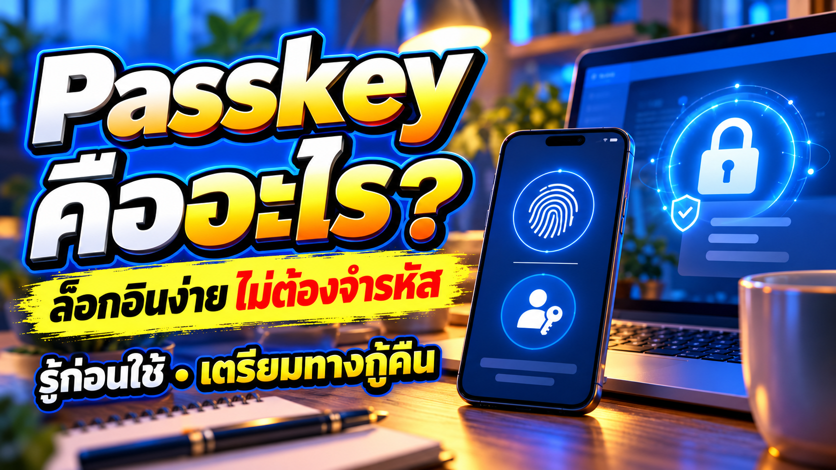 Passkey คืออะไร? ล็อกอินโดยไม่ต้องจำรหัส พร้อมสิ่งที่ควรเช็กก่อนเริ่มใช้