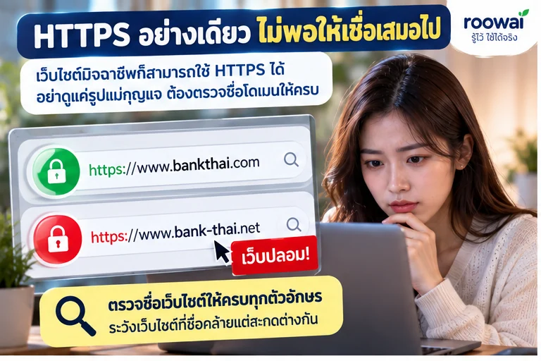 HTTPS อย่างเดียวไม่เพียงพอ ต้องตรวจชื่อโดเมนด้วย