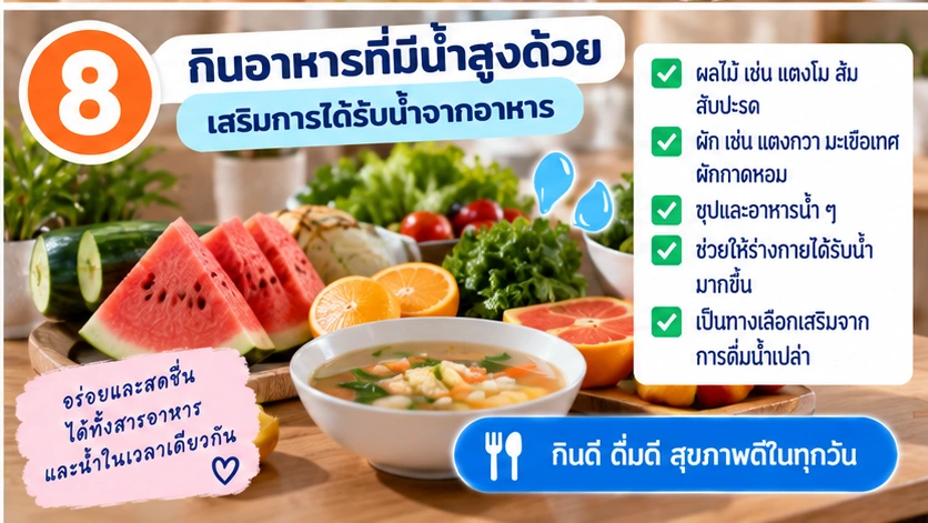 เพิ่มรสชาติด้วยผลไม้หรือสมุนไพรโดยไม่หวานจัด